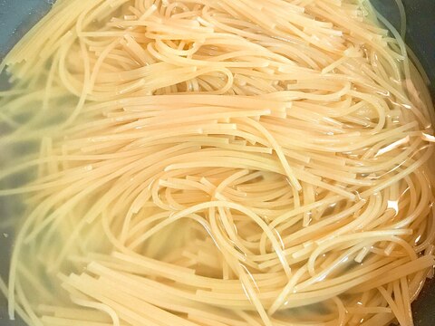 ガス代節約！スパゲティの茹で方♪